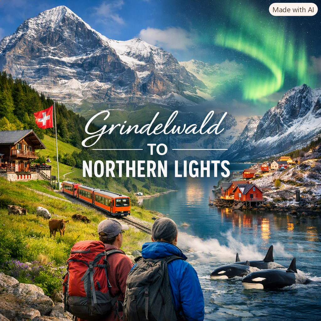 European Hotspots: Grindelwald to Norway’s Northern Lights in 2026.
